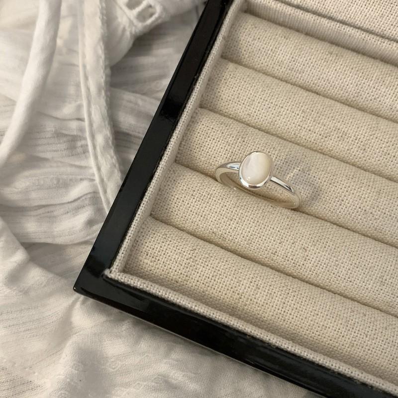 Luxe Korean 925 Sterling Silver Ring For Women With Trendy Geometric Design And Adjustable Fit For Everyday Sophistication