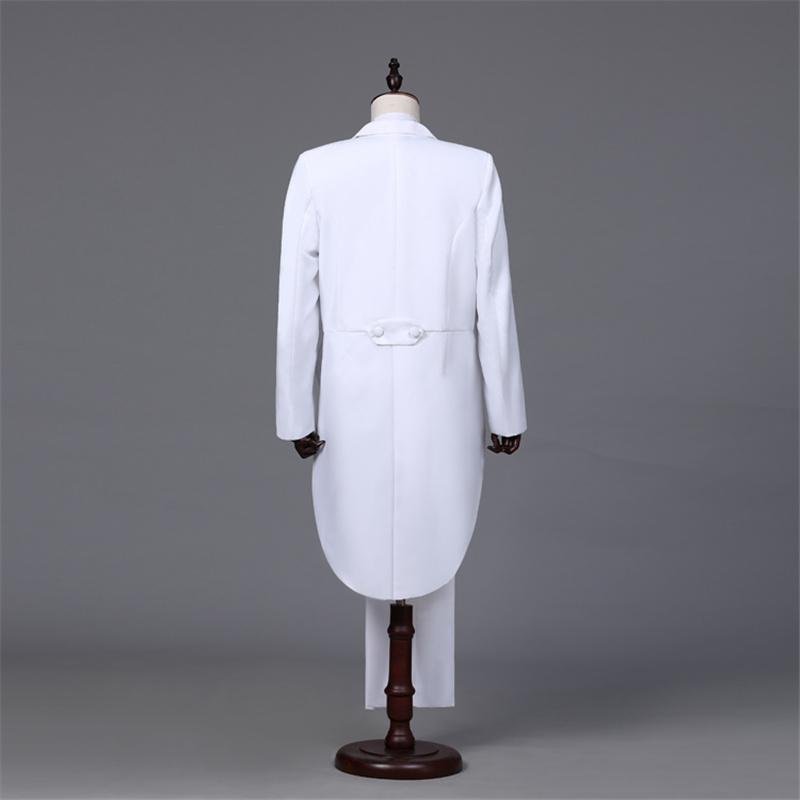 Men's Dress Suit Stage Performance Suit Jacket + Pants Two Piece Set