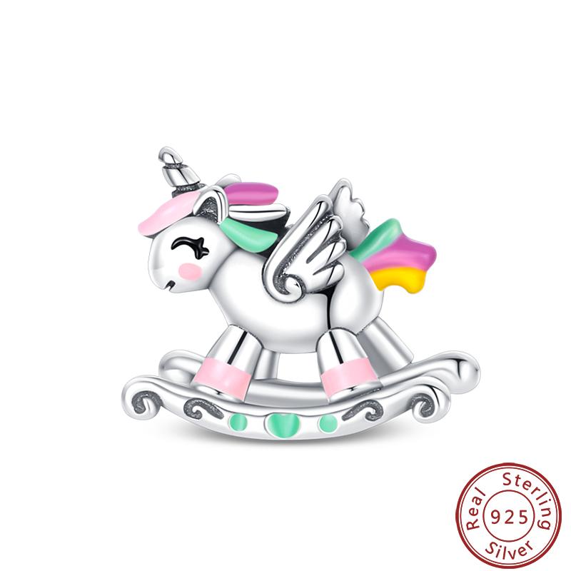 Dreamy Unicorn Series Copper Rainbow Cloud Dreamy Color Charms Beads 3Mm Diy Fine Jewelry Making