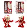 Vibrant Dance Iron Man Action Figure Toy With Led Flashlight And Sound Features