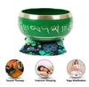 IBA Indianbeautifulart Tibetan Singing Bowl Musical Instrument For Meditation W Stick & Cushion
