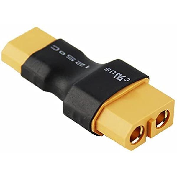 Batterieadapter-Konverter XT30 auf XT60 | 5er-Pack | Leicht & Langlebig | Für Drohnen, LiPo-Ladegeräte, Pioneer Stereo