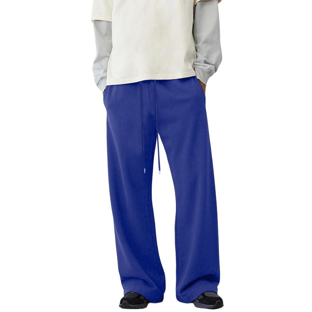 Men's Baggy Sweatpants Wide Leg Sweat Pants With Pockets