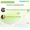 Mamaearth Ubtan Face Scrub With Turmeric & Walnut For Tan Removal | Gently Exfoliates & Brightens Skin | Suitable For All Skin Types | 100g