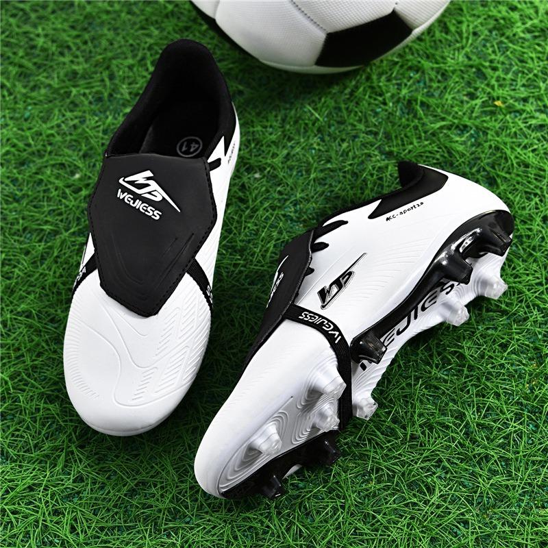 European Cup new seamless process flip-top spike football shoes men's and women's low-top lawn training sneakers