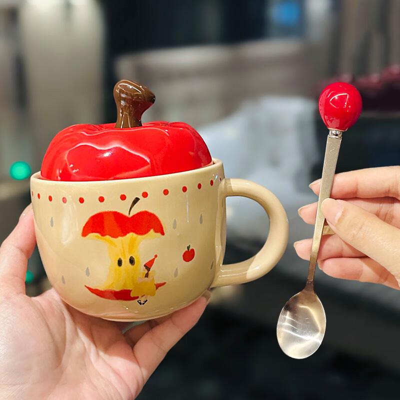 Cute Apple Girl Ceramic Mug