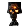 Skeleton Head Table Lamp with Cable Weather Resistant Halloween Skull Light Decoration For Garden Outdoor Decoration