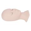 Eyelash Mannequin Head Replaceable Eyes Eyelash Extensions Makeup Massage Acupuncture Silicone Practice Head Model With Eyelashes Single Eyelid Pink