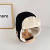 Cute Ear Protection Hats Goggles Plush Pilot Hat Fashion Kids Bear Ears Hat  Winter