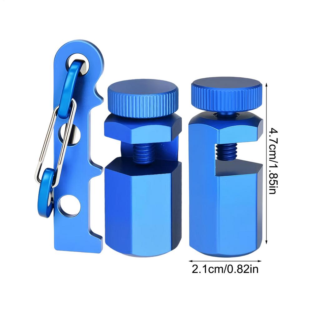 Stair Gauge Aluminum Alloy Hex Flat Gauge with Thumb Screw for Framing and Rafter Aluminium Alloy Stair Gauge Stair Gauge