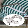 Tendalino Espandibile Portatile Telaio in Acciaio Tenda Impermeabile Staffa di Montaggio Supporto per Giardino Campeggio