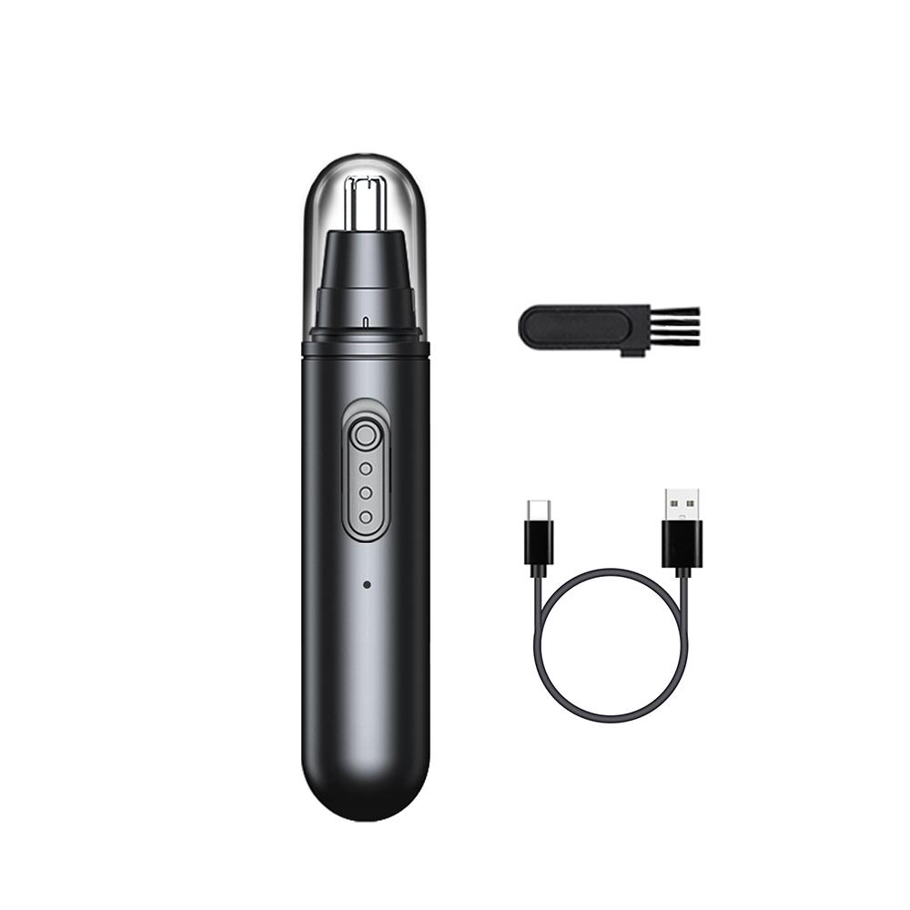 Mini Nose Hair Trimmer Rechargeable Automatic Shaving Nose Eyebrow Ear Painless Hair Clipper Electric Nose Hair Trimmer for Men
