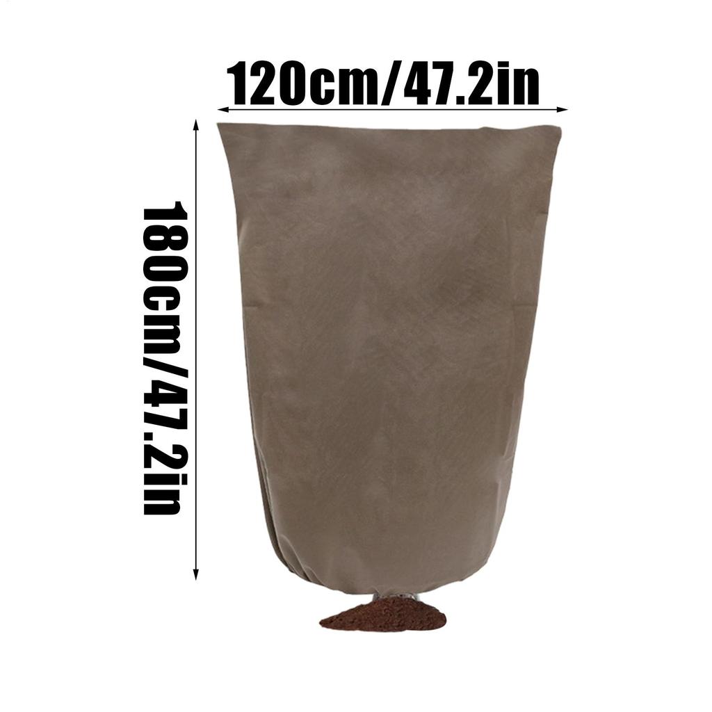 Plant Covers Weather-Resistant Protector Bag Winter Plant Covers Freeze Protection For Garden Yard Backyard Raised Bed Vegetable