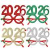 Sweet Christmas Headpiece Cute New Year Decorative Glasses Xmas Hair Band  Party Decoration