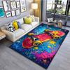 Drawing Ideas Colorful Skateboard Patter Carpet for Living Room Bedroom Bedside Bathroom Floor Mat Area Rug Sofa Mat Home Decor
