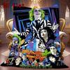 Beetlejuice 2D Flat Pattern Flannel Blanket High quality All Seasons Warmth and Comfort Perfect for Christmas Gifts.MMT0918328