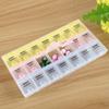 21 Grids Weekly Pills Storage Box Stationery Candy Holder Home Organizer