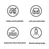 High Elasticities Breathable Bicycles Seated Cover Antislip Mountain Bike Saddles for Commuting Fitness Cycling
