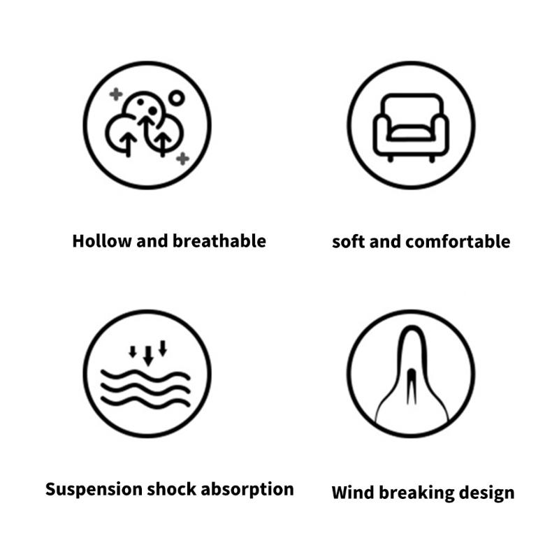 High Elasticities Breathable Bicycles Seated Cover Antislip Mountain Bike Saddles for Commuting Fitness Cycling