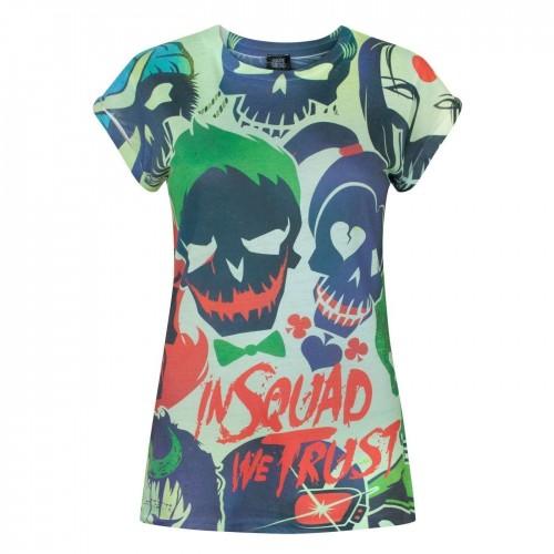 Suicide Squad Womens/Ladies In Squad We Trust Sublimated T-Shirt