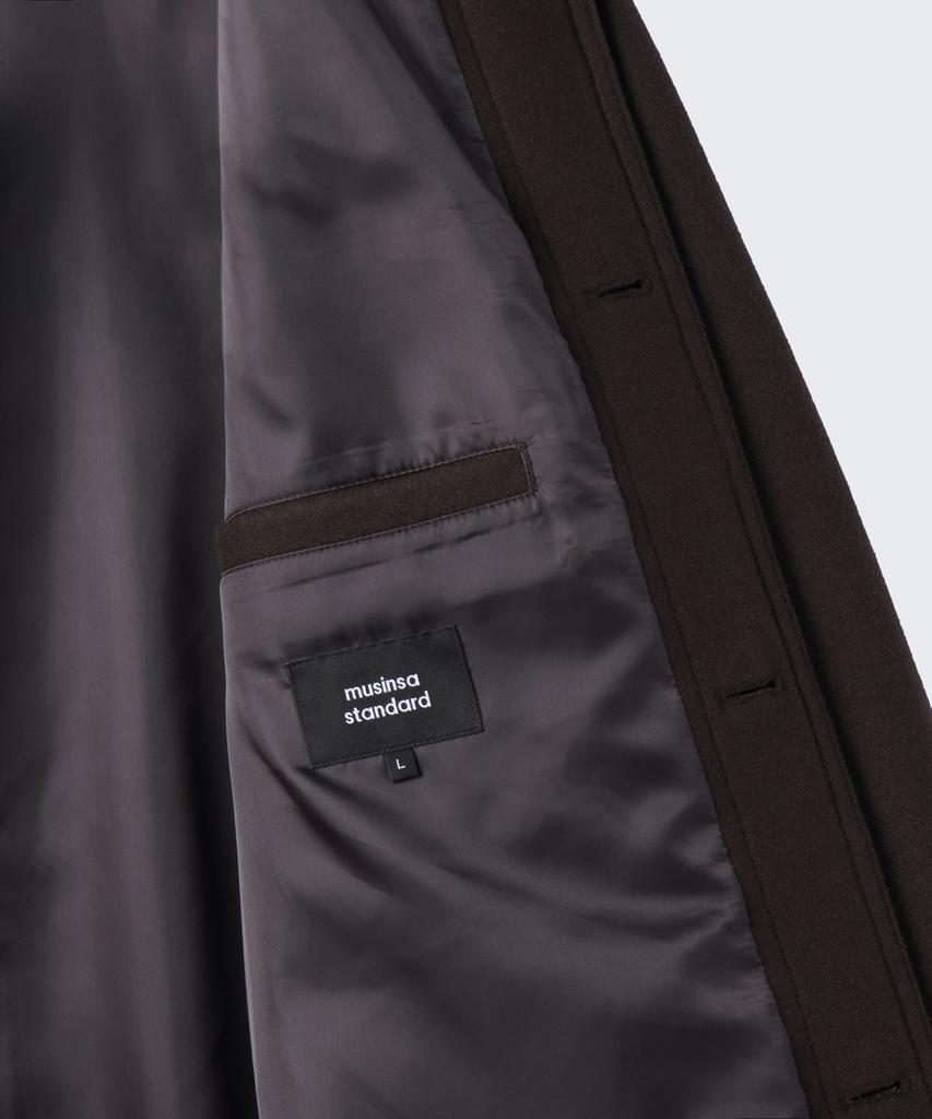 Musinsa Standard Wool Blend Chore Jacket [Dark Brown]