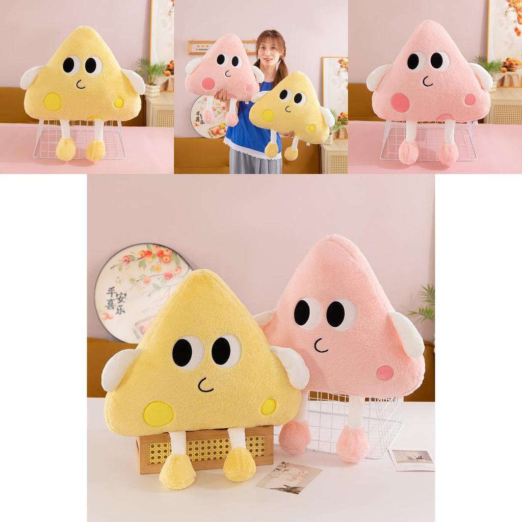 Cuscino Peluche a Forma di Formaggio per Bambini con Materiale Morbido per Camera da Letto e Soggiorno
