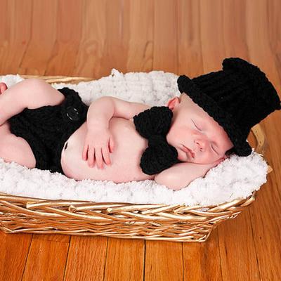 Newborn Baby Girl Boy Crochet Knit Costume Photo Photography Prop Outfit