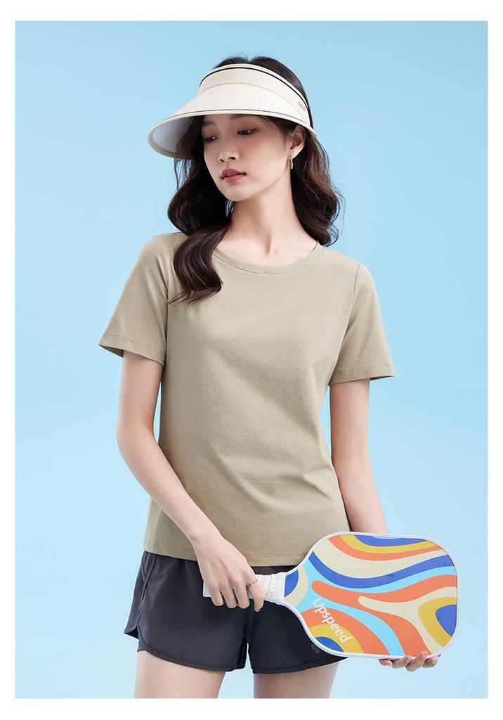 Sports t-shirt women summer yoga fitness running women short sleeved loose round neck short sleeved JS