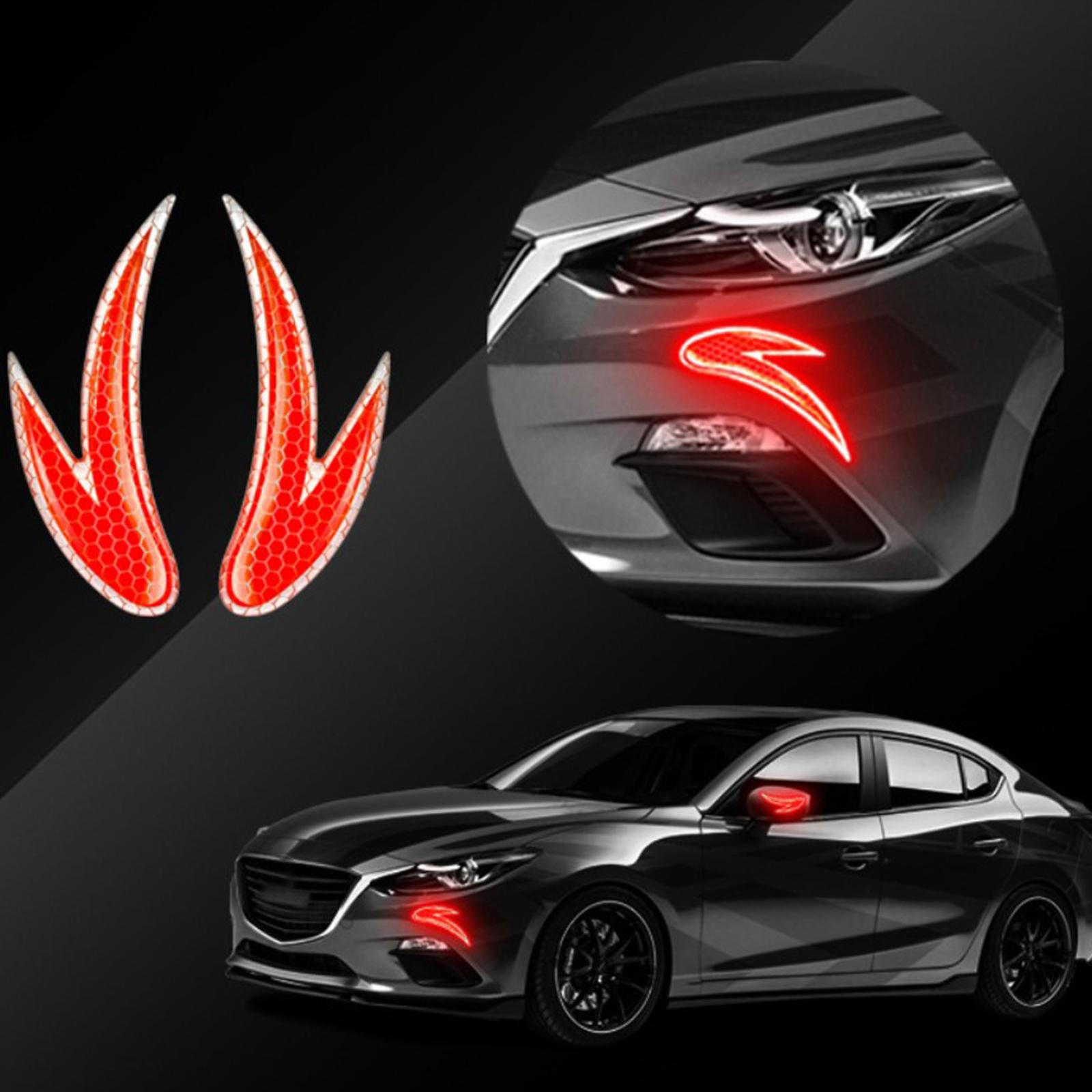 

Pair Automobile Car Anti-Scratch Decorative Strip , Water Resistance красный