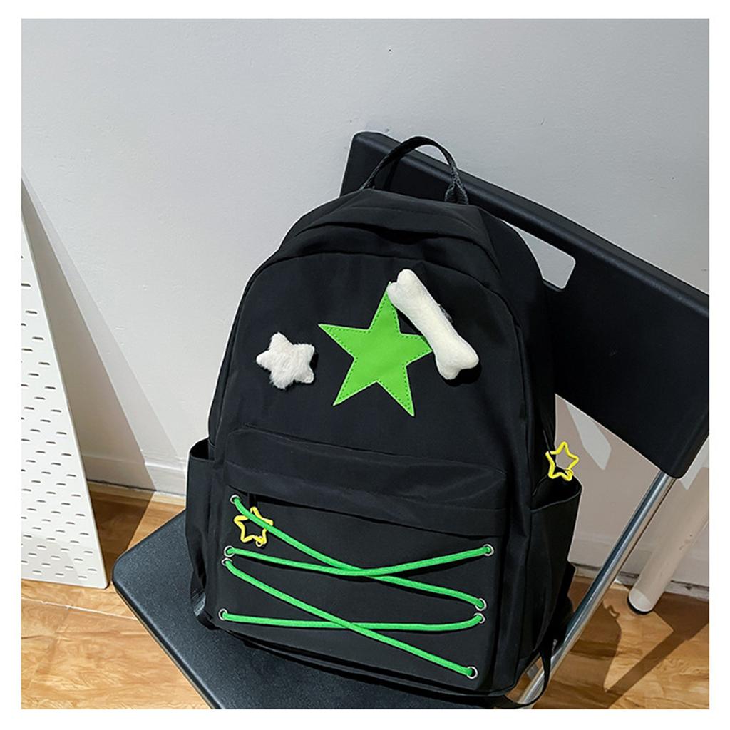 Rucksack School Book Bag Fashion Bookbags for Girl Versatile Backpack Double Strap Shoulder Bag Pack Travel Bag