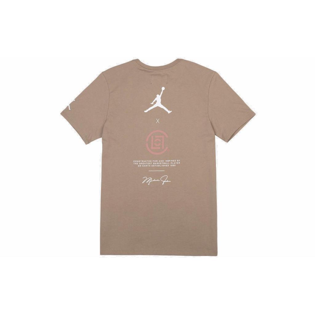 Jordan Clot X Air Jordan T Shirt US Version Mens Khaki AR8390-202