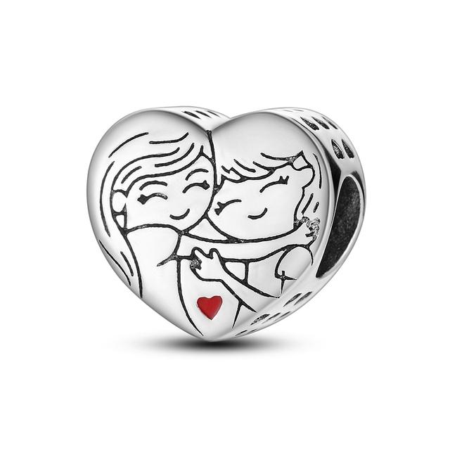 925 Sterling Silver Charms Beads Animal Pendant Dangle Fit Necklace Bracelet Gift Women Party