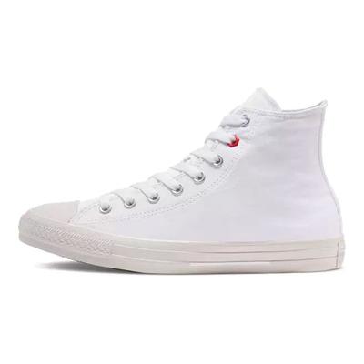 Chuck Taylor All Star Flight School Patch High Top Canvas Shoes Unisex Sneakers White 165051C