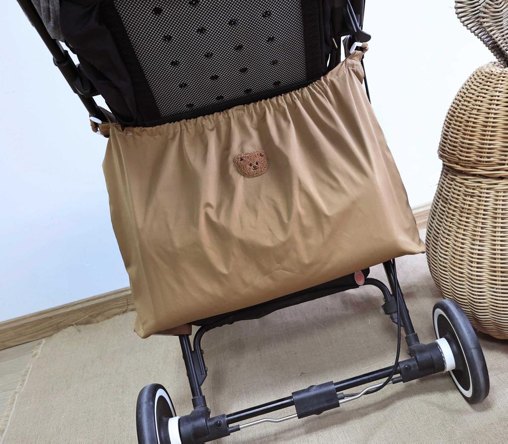 Nylon Tote Mommy Bag for Carrying Baby Bottles, Stroller Storage Hanging Bag, Baby Stroller Storage Bag