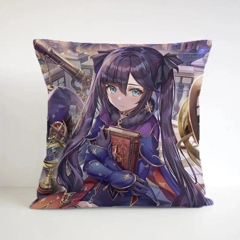 Genshin Impact Pillowcase Decorative Pillows For Sofa Gift Pillow Cover Square Cushion Covers Cushions