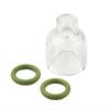 Glass Cup Nozzle For WP9/17/18/20/26 Part Transparent Visualization