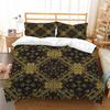 Bohemian Floral King Queen Duvet Cover Boho Mandala Cashew Flowers Bedding Set Exotic Tribe Style 2/3pcs Polyester Quilt Cover