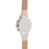 Olivia Burton OB16CGM66 Multi-Function 30 Mm Leather Women’s Watch (White Dial / Pink Strap)