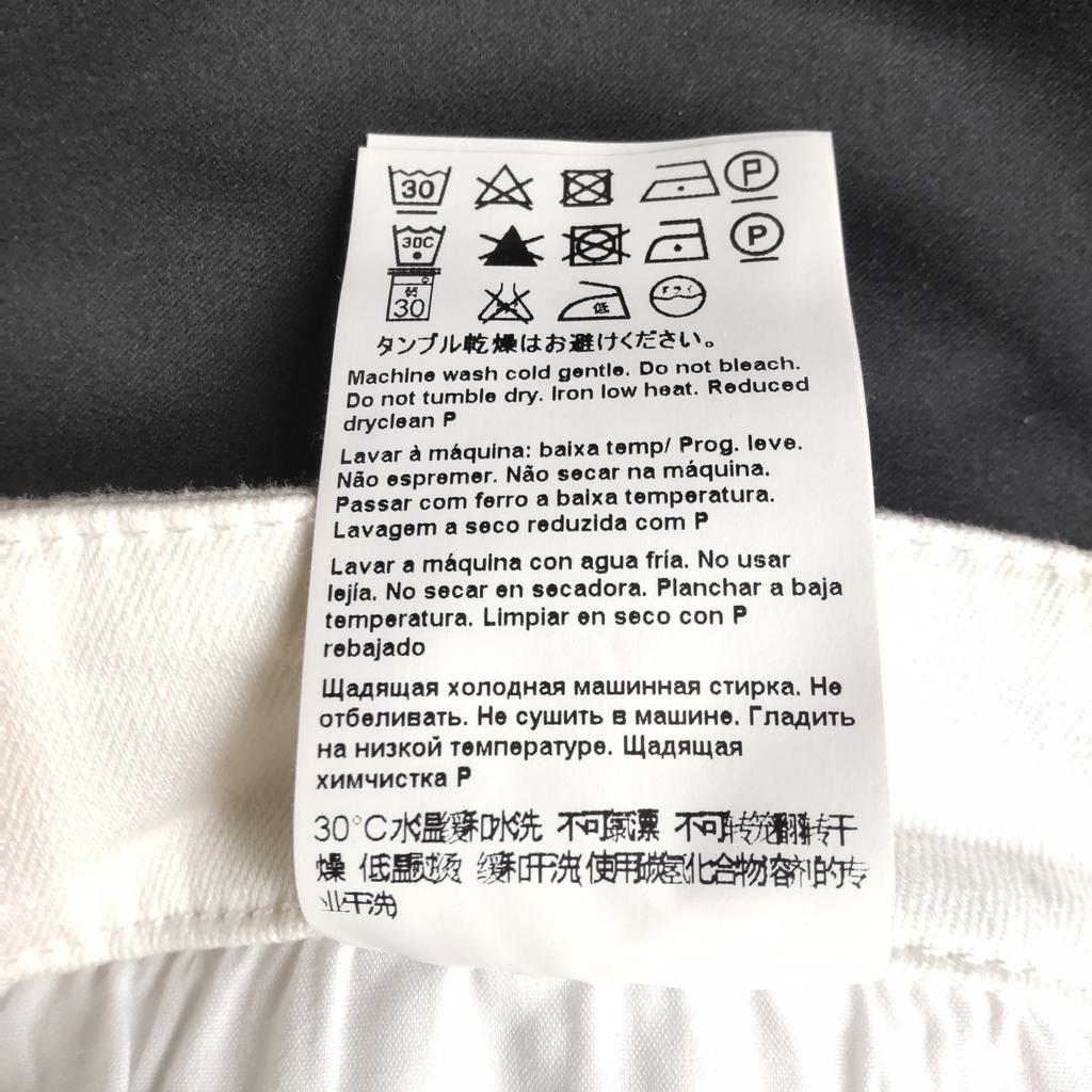 NEU Etikett Ungetragen ESCADA Schlaghose 36 Damen S-M Innenbein 78cm Weiße Denim-Hose(GEBRAUCHT)