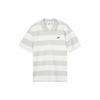 Sportswear Heritage Stripe Colorblock Short Sleeve Polo Shirt Gray / Yellow Men's CU4433-028