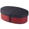 Kakusee Yamanaka Lacquered Bento Made In Dishwasher and Microwave Inner Lid with Elastic Single Suitable for Elementary School and High School Retro