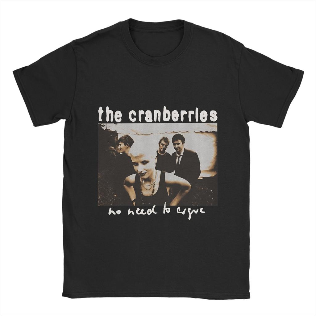 Men's The Cranberries T Shirts 100% Cotton Clothes Leisure Short Sleeve Crew Neck Tee Shirt Plus Size T-Shirt - Men's Summe...