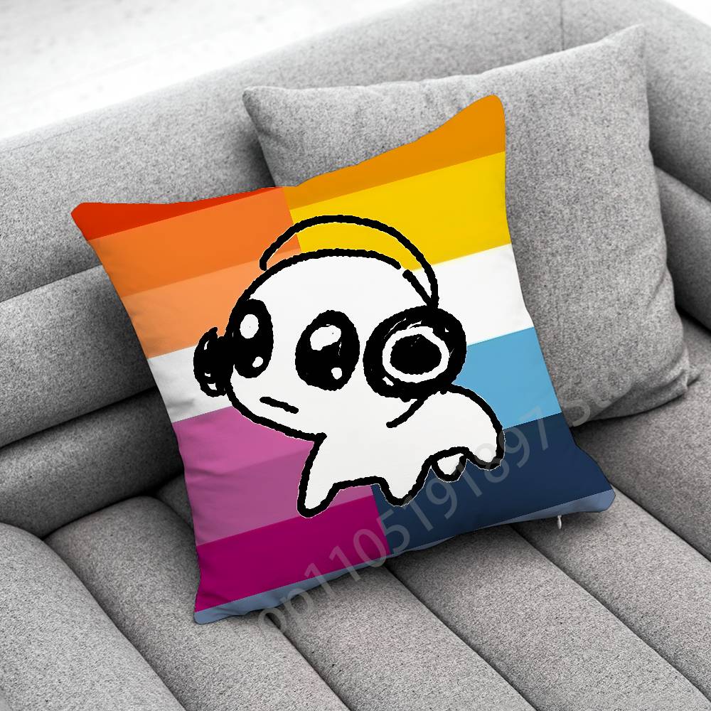 Cartoon Funny TBH Creature Throw Pillow Case For 45*45cm 40cm 30cm 50cm 55cm Square Home Pillowcase Case