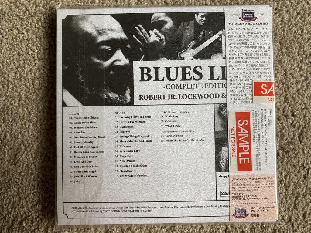 [USED] Paper Jacket Robert JR Lockwood & Aces Blues Live!