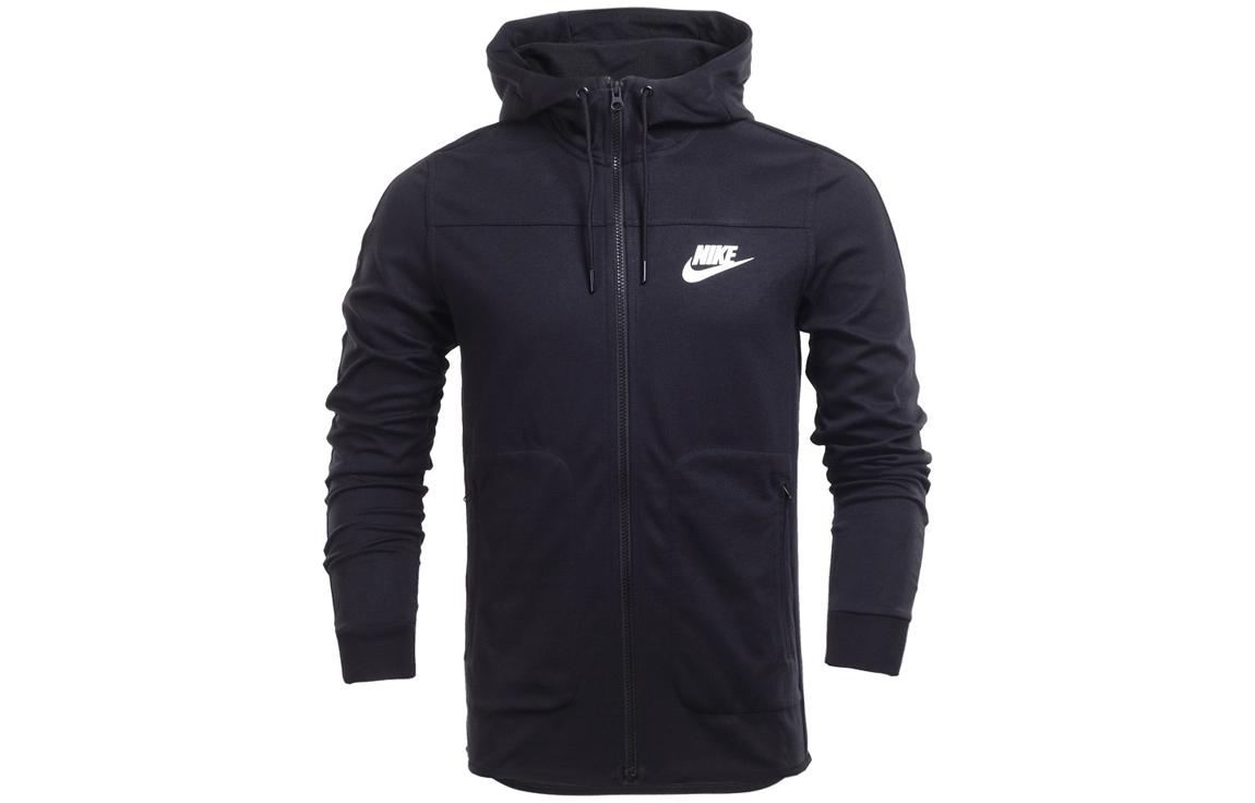 Nike Jassen Heren Zwart Met Capuchon Matig Overig 804853-010 L