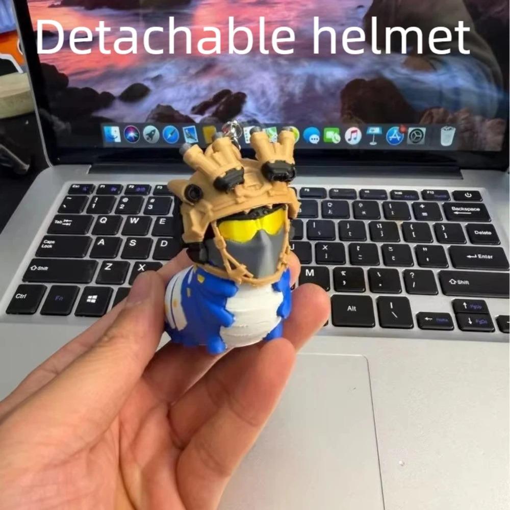 2026new hot Delta Action Weichong 3d Printed Keychain Abstract Figure Pendant Funny Game Peripheral Backpack Ornament Fans