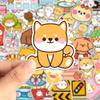 50Pcs Cute Shiba Inu Rabbit Stickers Kawaii Animal Vinyl Decals Waterproof For Laptop Water Bottle Phone Case