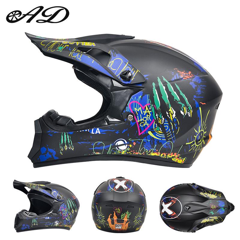 DOT Certified Off-Road Full-Face Helmet for Mountain Biking and Downhill Riding