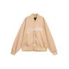 Jordan Chaqueta Casual de Manga Larga con Estampado de Letras MVP de Vuelo para Hombre, Caqui FN4660-244
