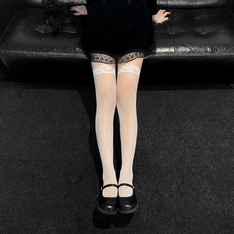 More Color Sexy Stockings Lace Stockings Over Knee Fishnet Stockings Erotic Socks for Women Girlfriend Long Socks
